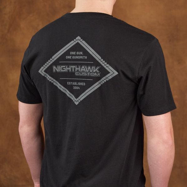 NH Diamond Lockup, T-Shirt, Black