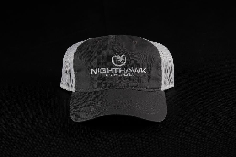 Nighthawk Sniper Gray & White Cap