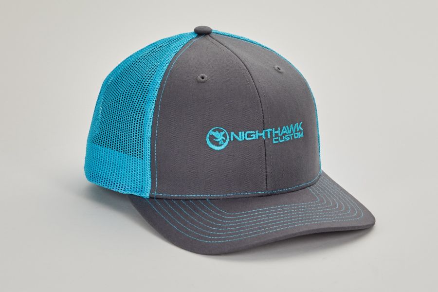 Nighthawk Gray & Teal Cap 