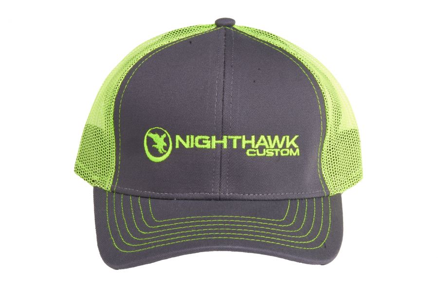 Nighthawk Charcoal & Neon Yellow Cap 