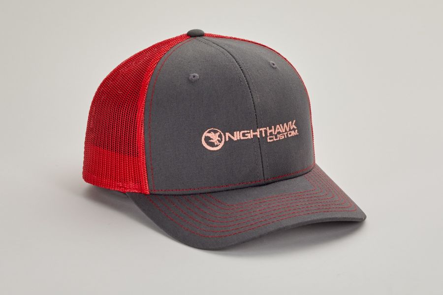 Nighthawk Charcoal & Red Cap 