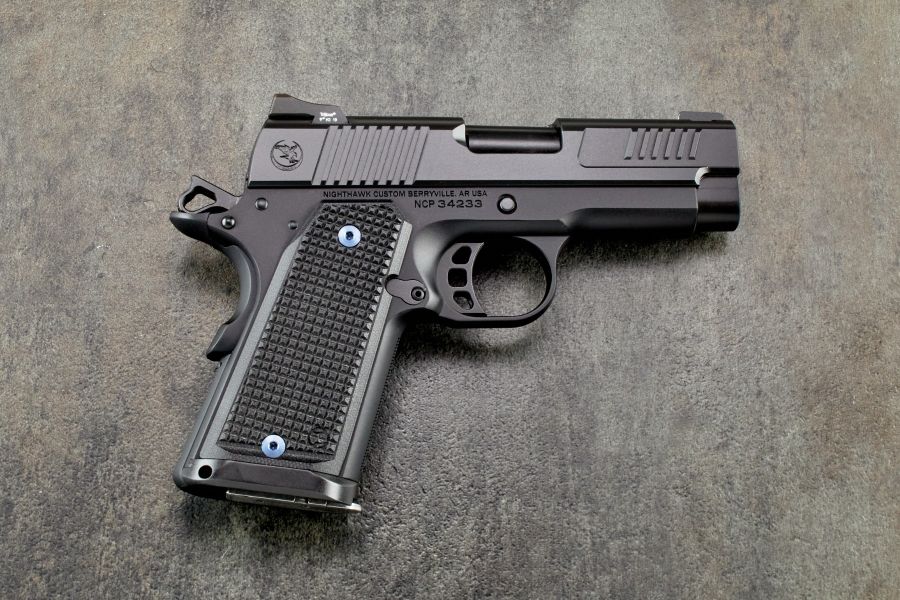 1911 Grips, Thin, Black Checkered, Counselor