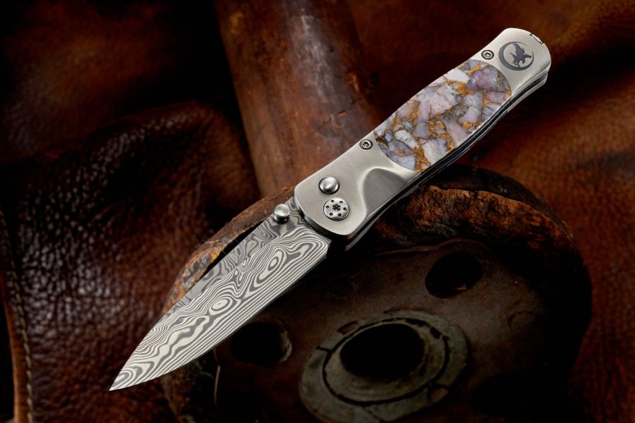 Peruvian Opal Handle 2.5" Blade Folding Knife