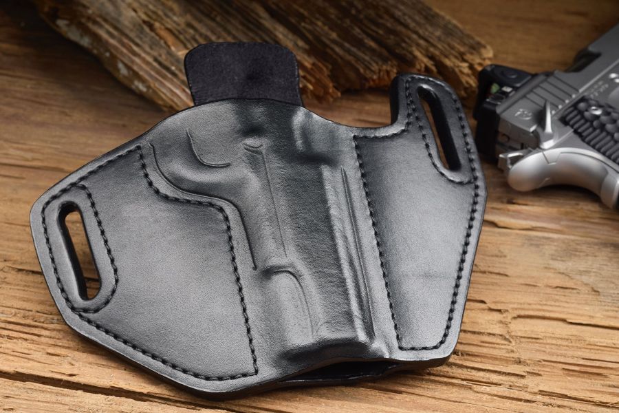 Holster, Classic Cowhide, Government, w/ Optics Cut