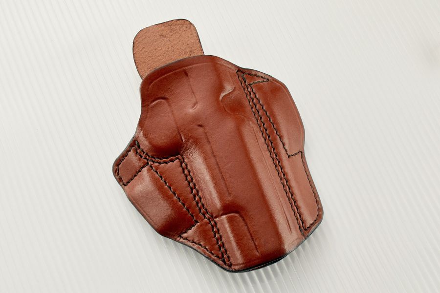 Quick Reaction, 1911 Holster, Tan Cowhide, Government, Non-Rail