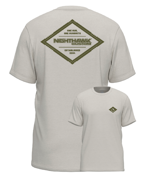 NH Diamond Lockup, T-Shirt, Off-White