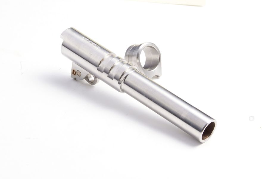 Drop-In 1911 Barrel, .45 ACP, 4.25”, Stainless, w/ Bushing, Link and Pin