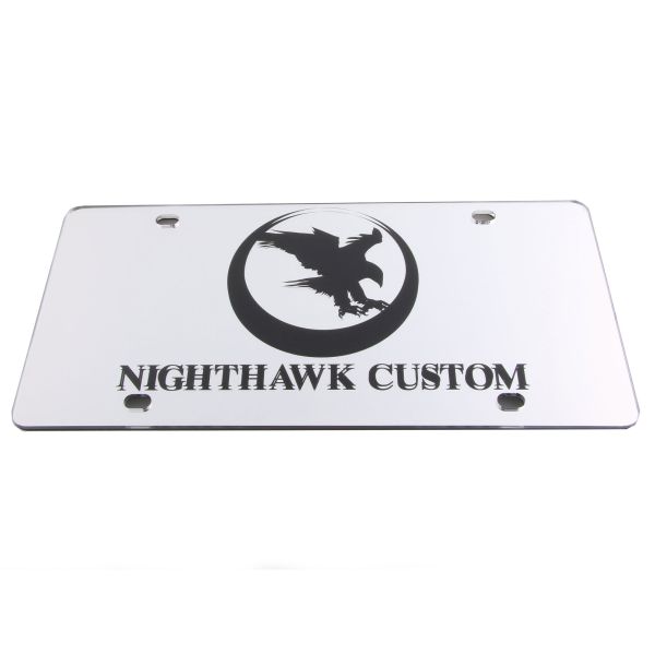 Nighthawk Custom License Plate