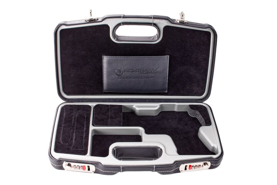 Black Leather Negrini Pistol Case