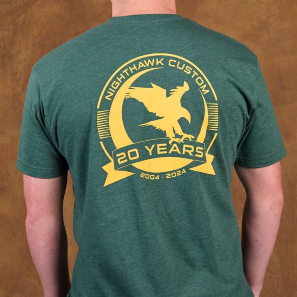 20th Anniversary, T-Shirt, Green Heather