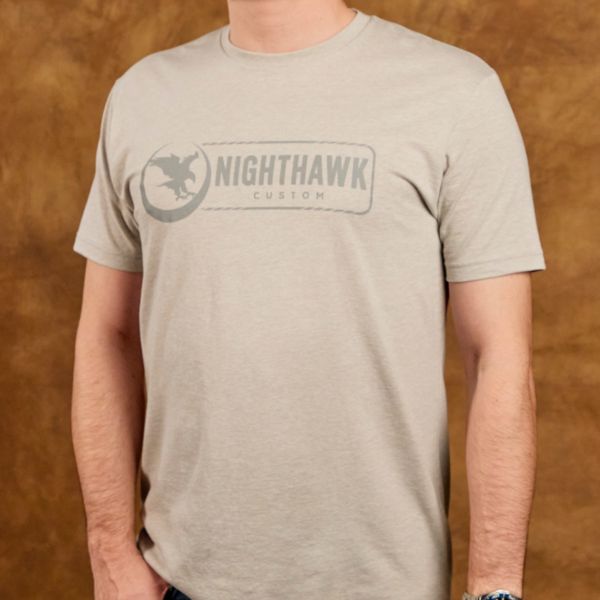 NH Long Badge, T-Shirt, Stainless Gray