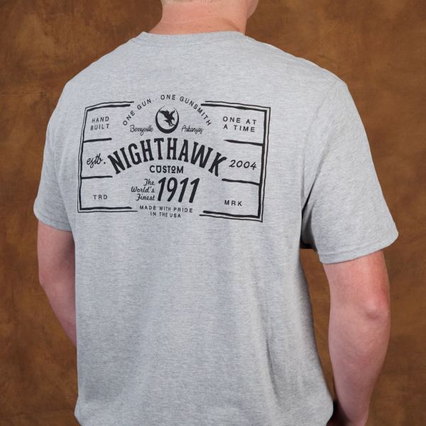 One Gun, One Gunsmith, T-Shirt, Heather Gray