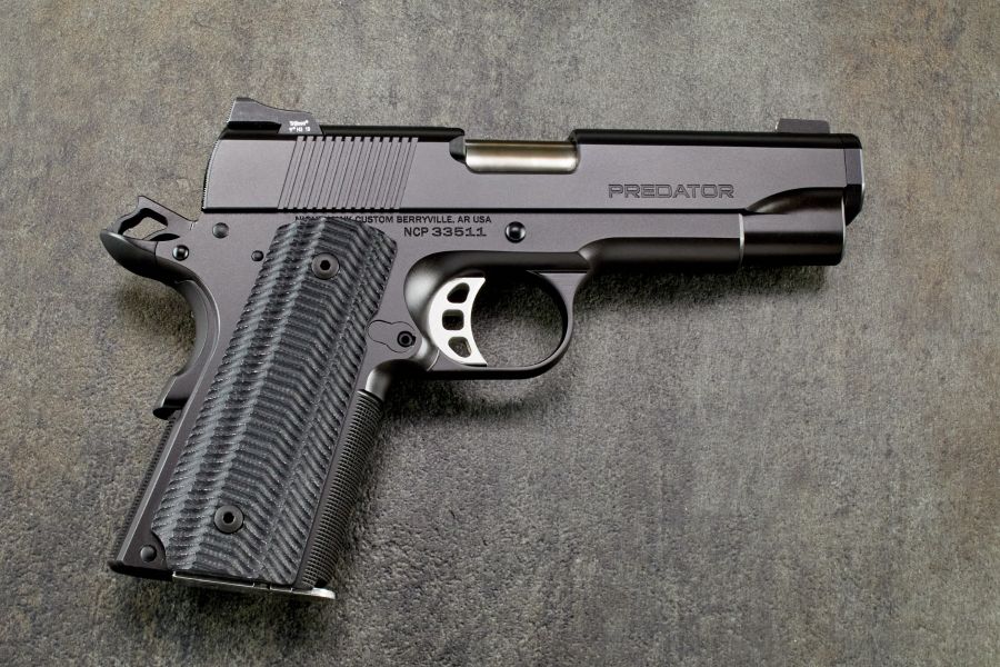 1911 Grips, Alien, Black, G10, Officer