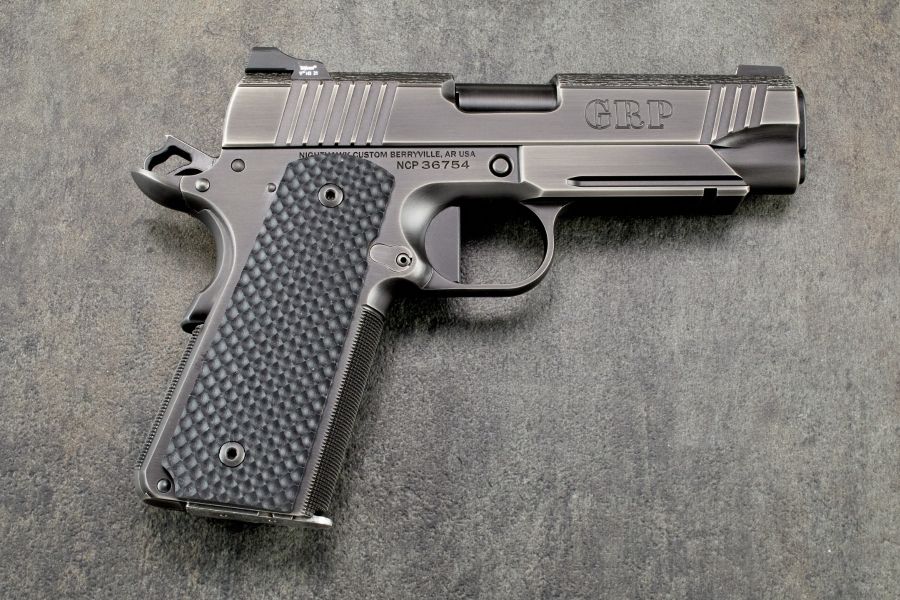 1911 Grips, Golf Ball, Black, G10, Government/Commander