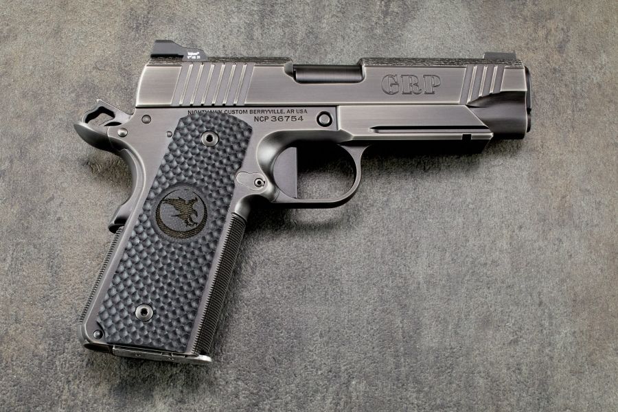 1911 Grips, Golf Ball, Black, G10, Government/Commander