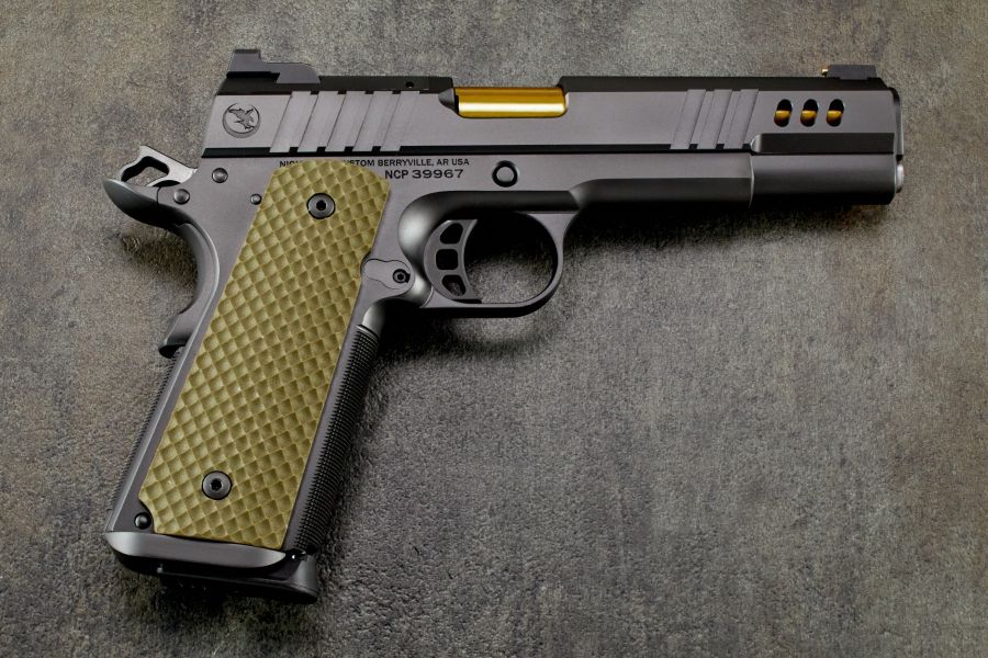 1911 Grips, Golf Ball, Green, G10, Government/Commander