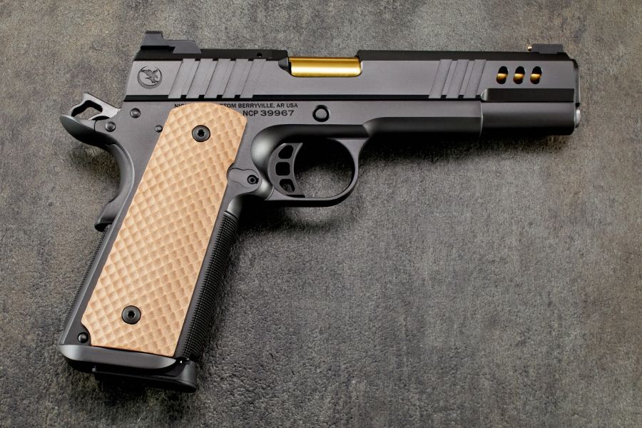 1911 Grips, Golf Ball, Coyote Brown, G10, Government/Commander