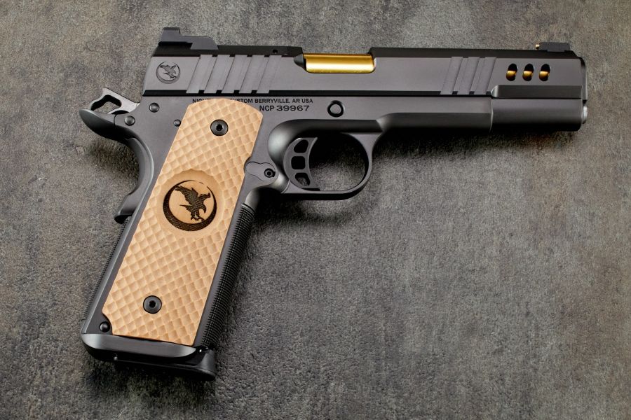 1911 Grips, Golf Ball, Coyote Brown, G10, Government/Commander
