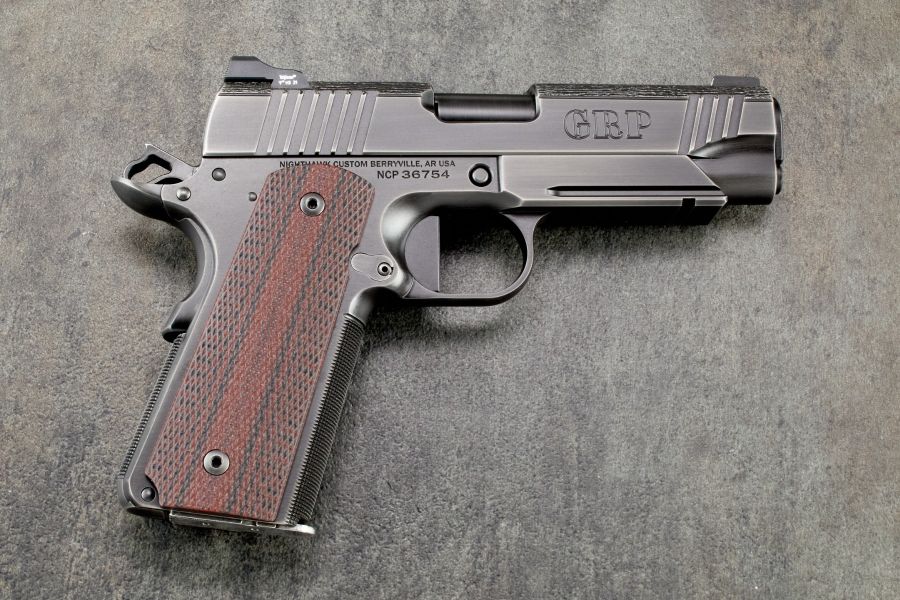 1911 Grips, Tactical Diamond, Black, G10, Super Scoop, Government/Commander