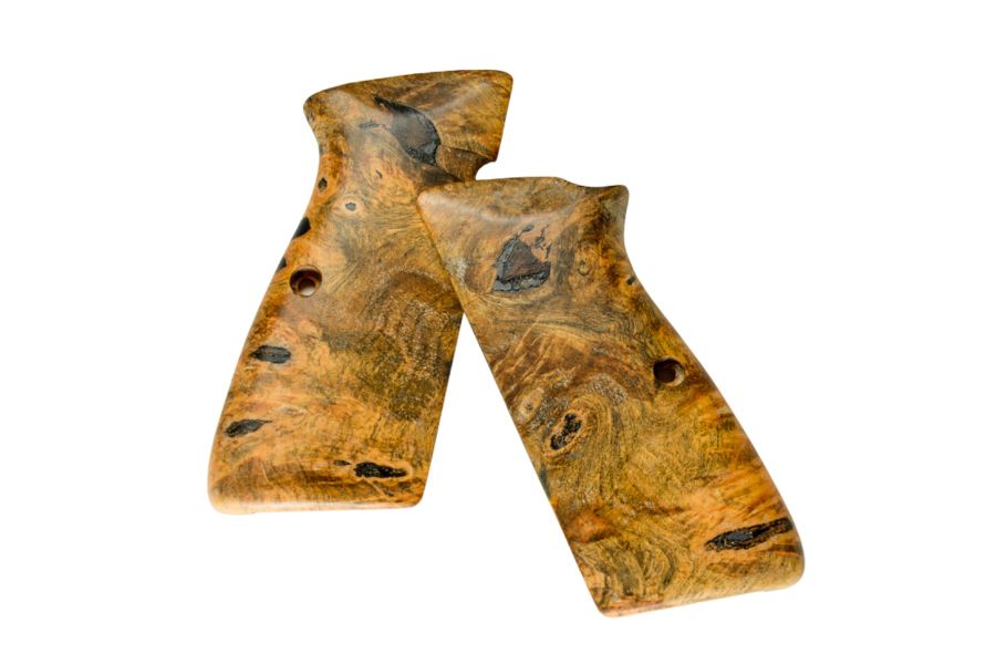 Browning Hi Power Grips, Buckeye Burl