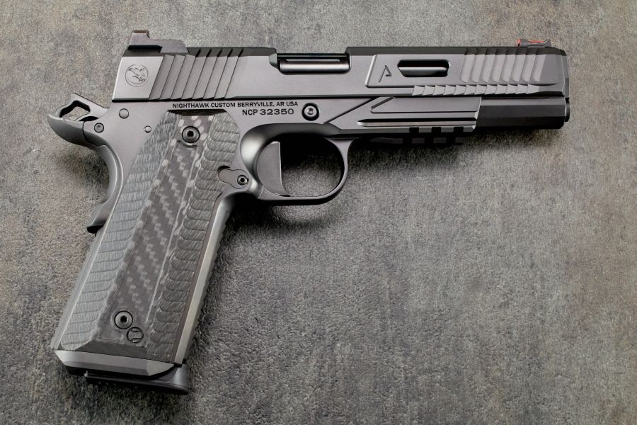 1911 Grips, Railscales Agent 2, Carbon Fiber, Government/Commander