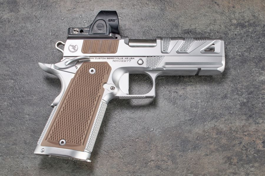 1911 Grips, Railscales Alpha Hawk, TerraCore, G10, Government/Commander, Ambi