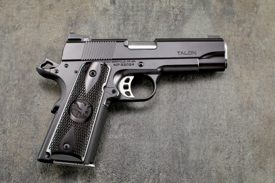 1911 Grips, Double Diamond, Ebony, Government/Commander