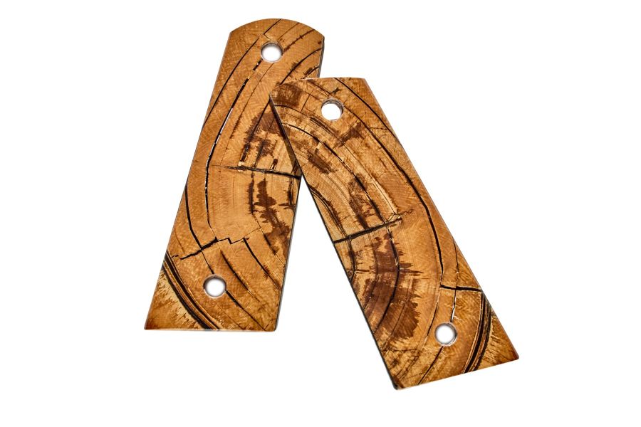 1911 Grips, Crosscut Mammoth Ivory, Government/Commander