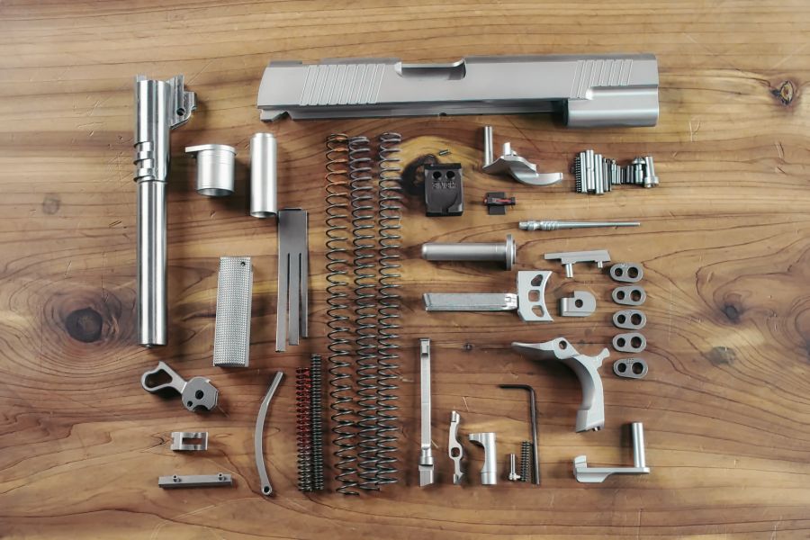 Complete 1911 Parts Kit, 9mm, Government
