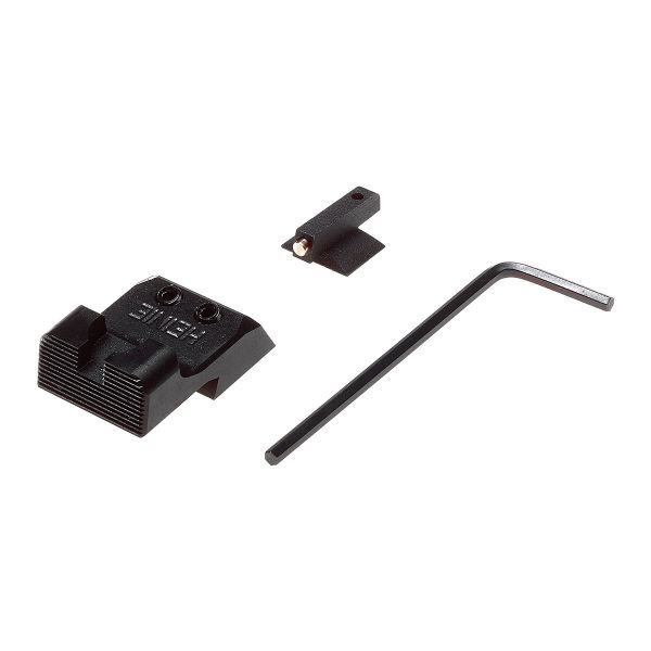 Sight Combo - Gold bead front black ledge rear