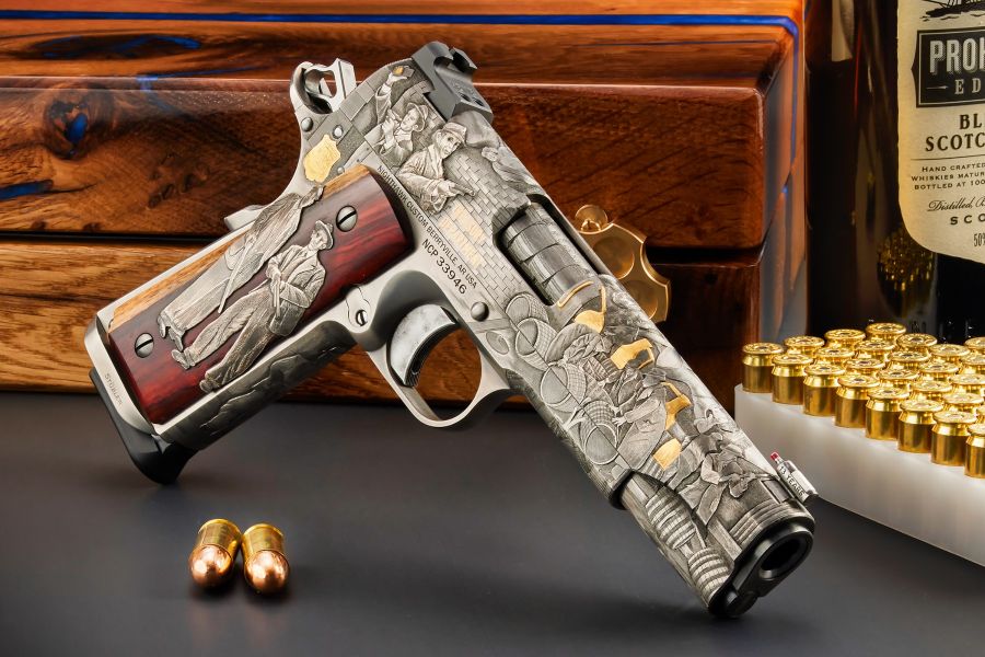 Nighthawk Custom Engraved 1911 - "Prohibition"