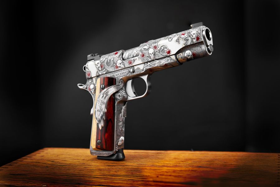 Nighthawk Custom Engraved 1911 - "Pandora's Box"