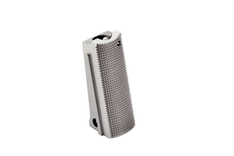 Drop-In Mainspring Housing, Officer, 25 LPI Checkering, Stainless