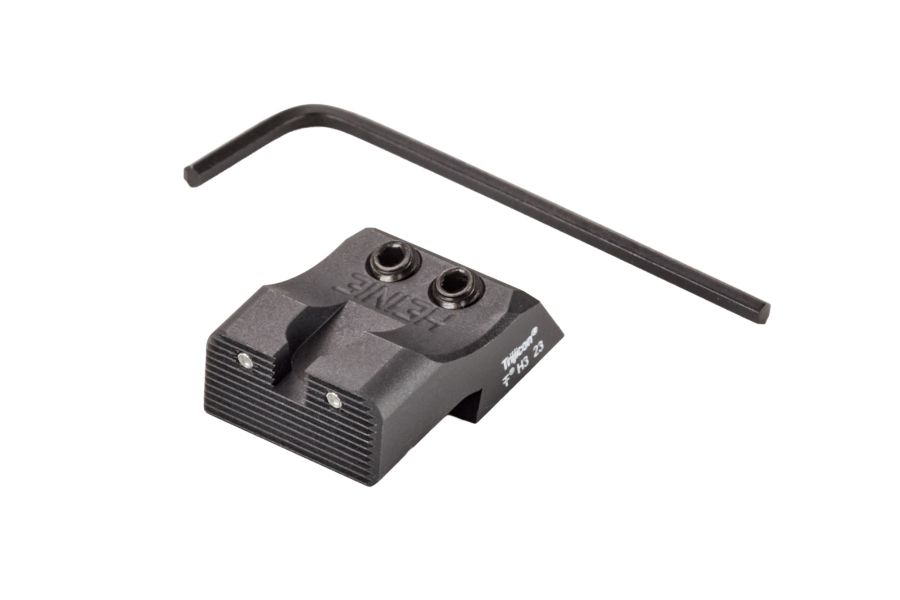 1911 Rear Sight, Heinie SlantPro, Two-Dot, Tritium, .125” 