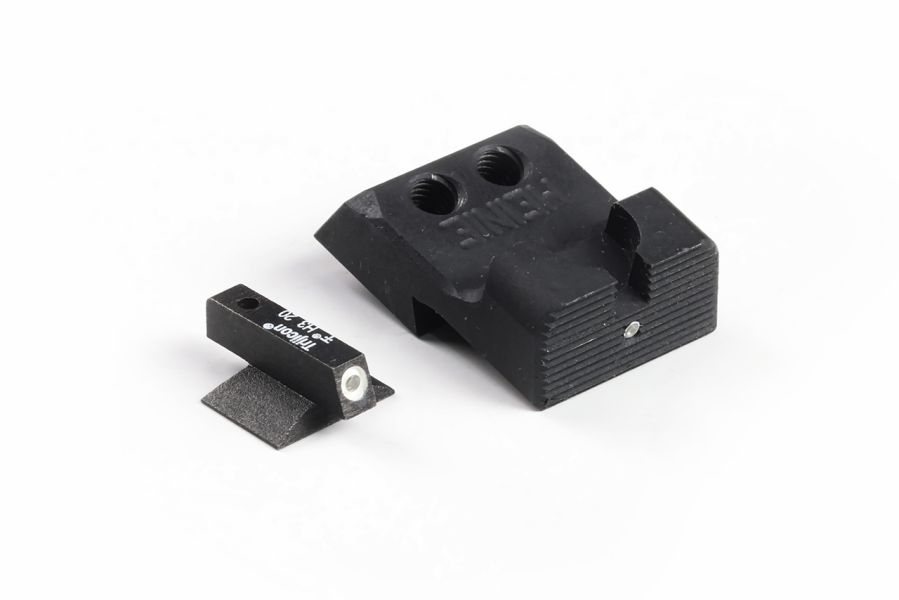 1911 Sight Set, Heinie Ledge Straight Eight Rear, Tritium Front 
