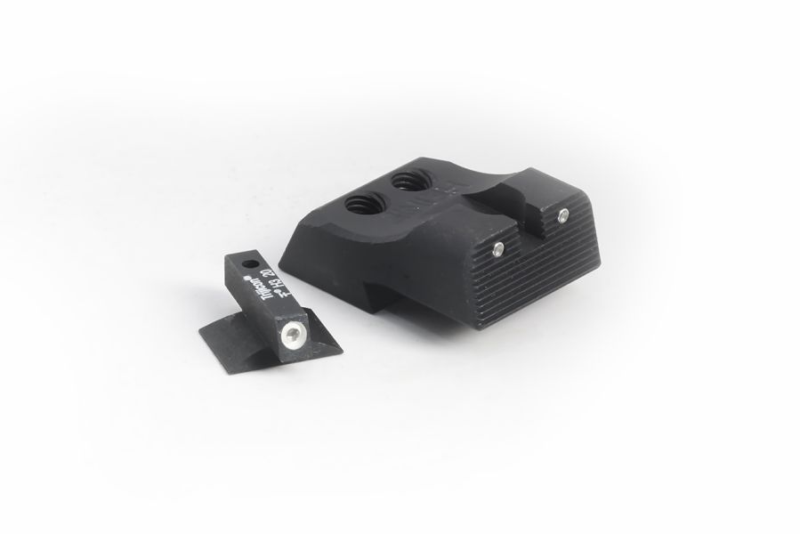 1911 Sight Set, Heinie SlantPro Two Dot Rear, Tritium Front