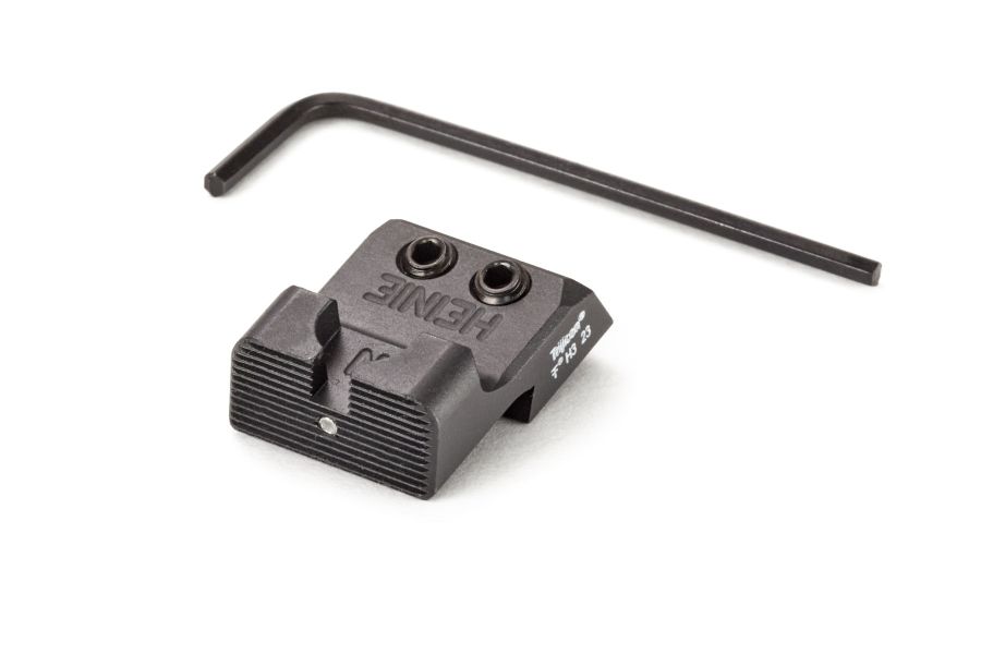1911 Rear Sight, Heinie Ledge Straight Eight, Tritium, .125” 