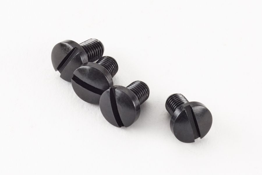 Slotted Head 1911 Grip Screws, Carbon