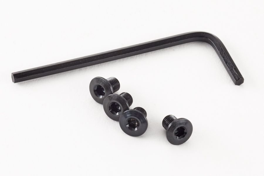 Thin Hex Head 1911 Grip Screws, Carbon