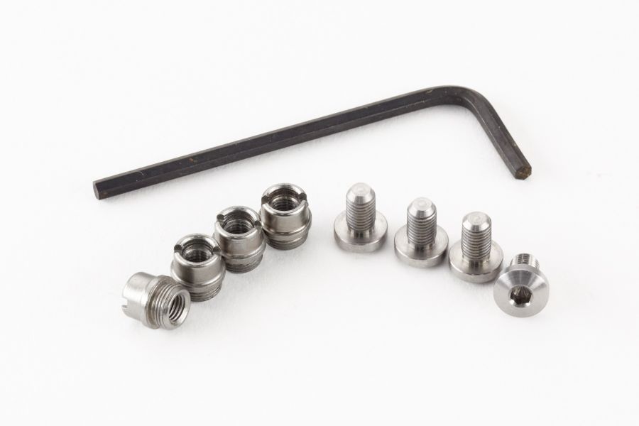 Hex Head 1911 Grip Screws and Bushings, Stainless