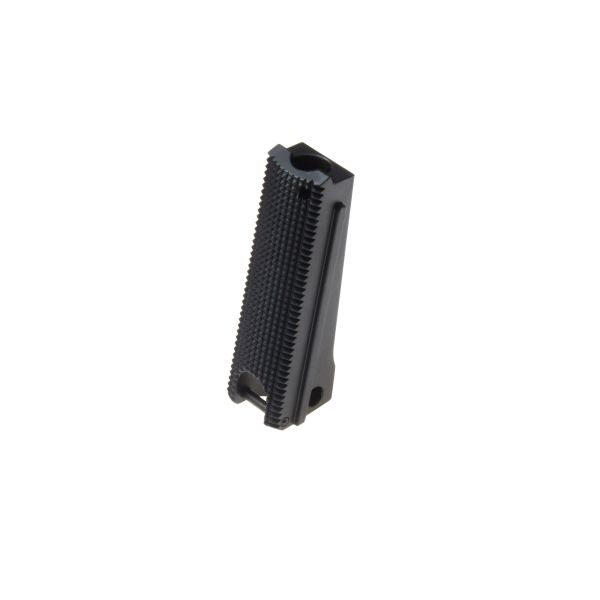 1911 Mainspring Housing, Government, Flat, Checkered, Lanyard Loop, Carbon