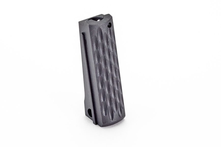 1911 Mainspring Housing, Government, Flat, Scalloped, Carbon