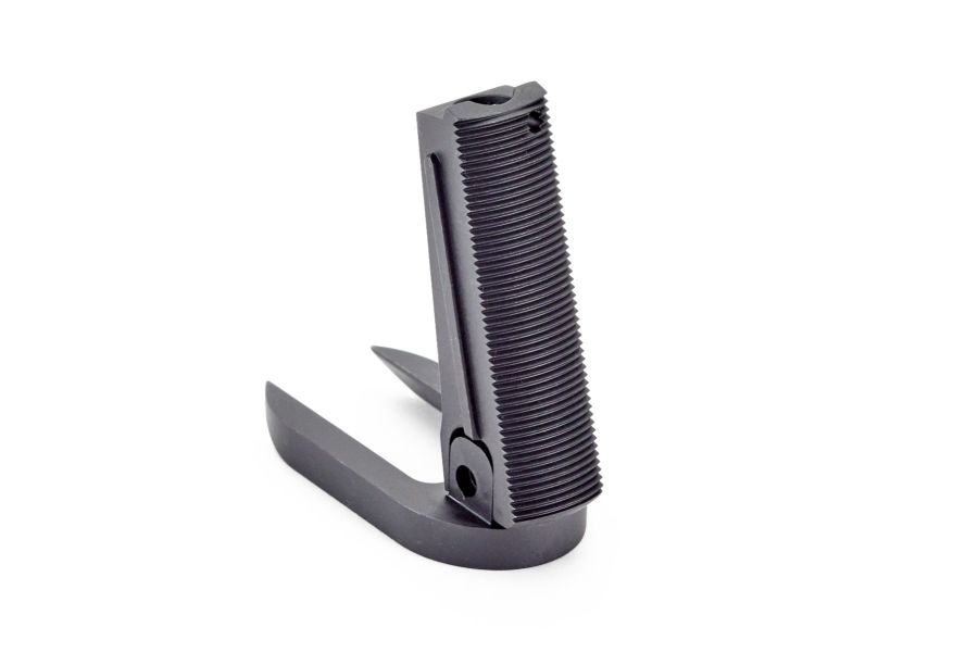 1911 Mainspring Housing/Magwell, Government, Flat, Serrated, Carbon