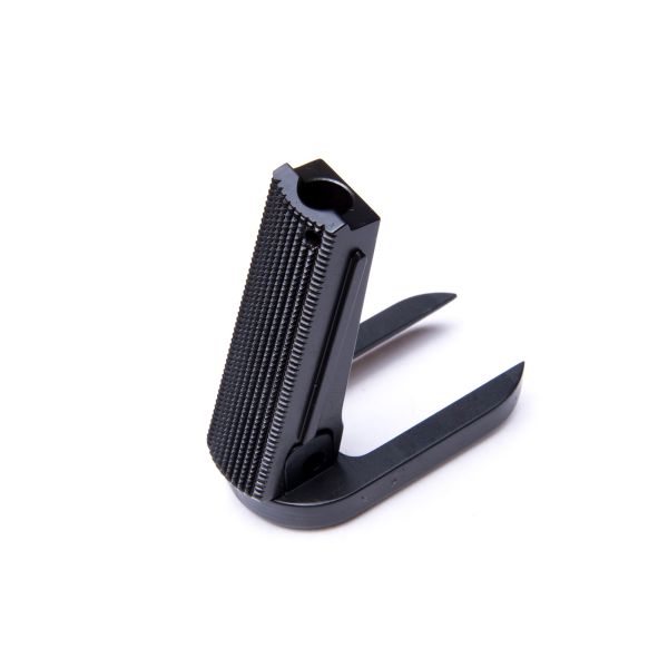 1911 Mainspring Housing/Magwell, Government, Flat, Checkered, Carbon