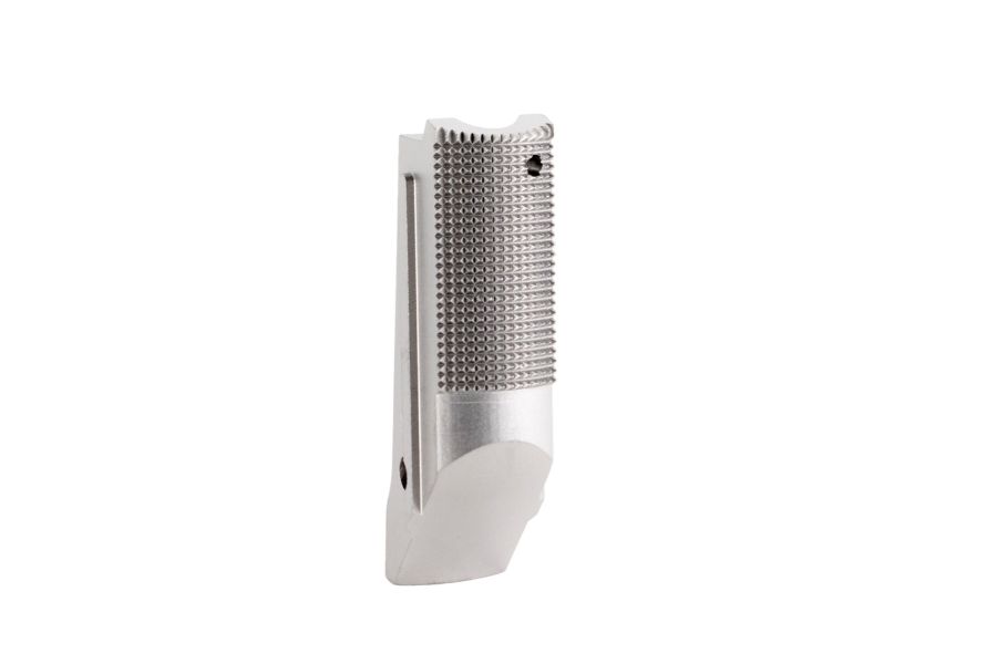 1911 Mainspring Housing, Government, Concealed Carry Cut, Checkered, Stainless