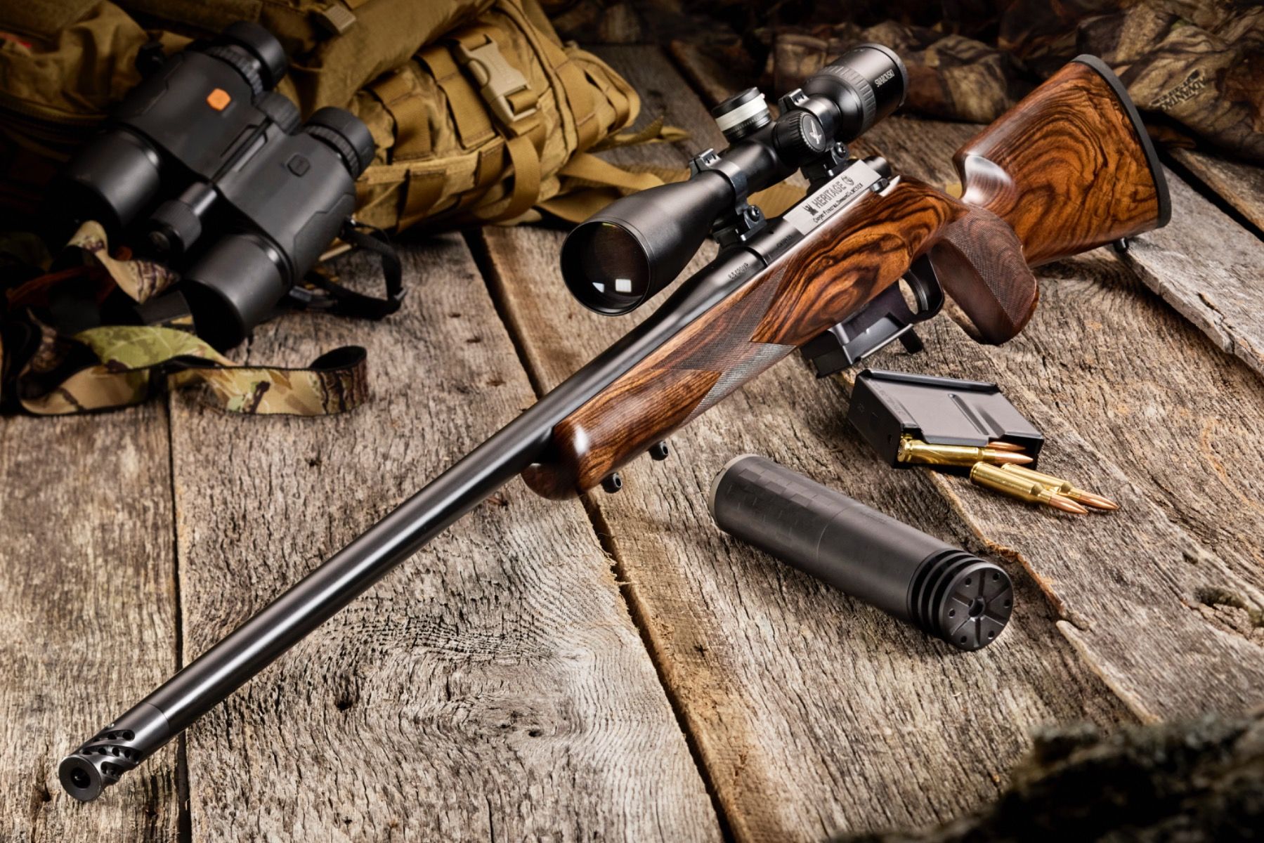 Heritage Walnut - Steel Barrel