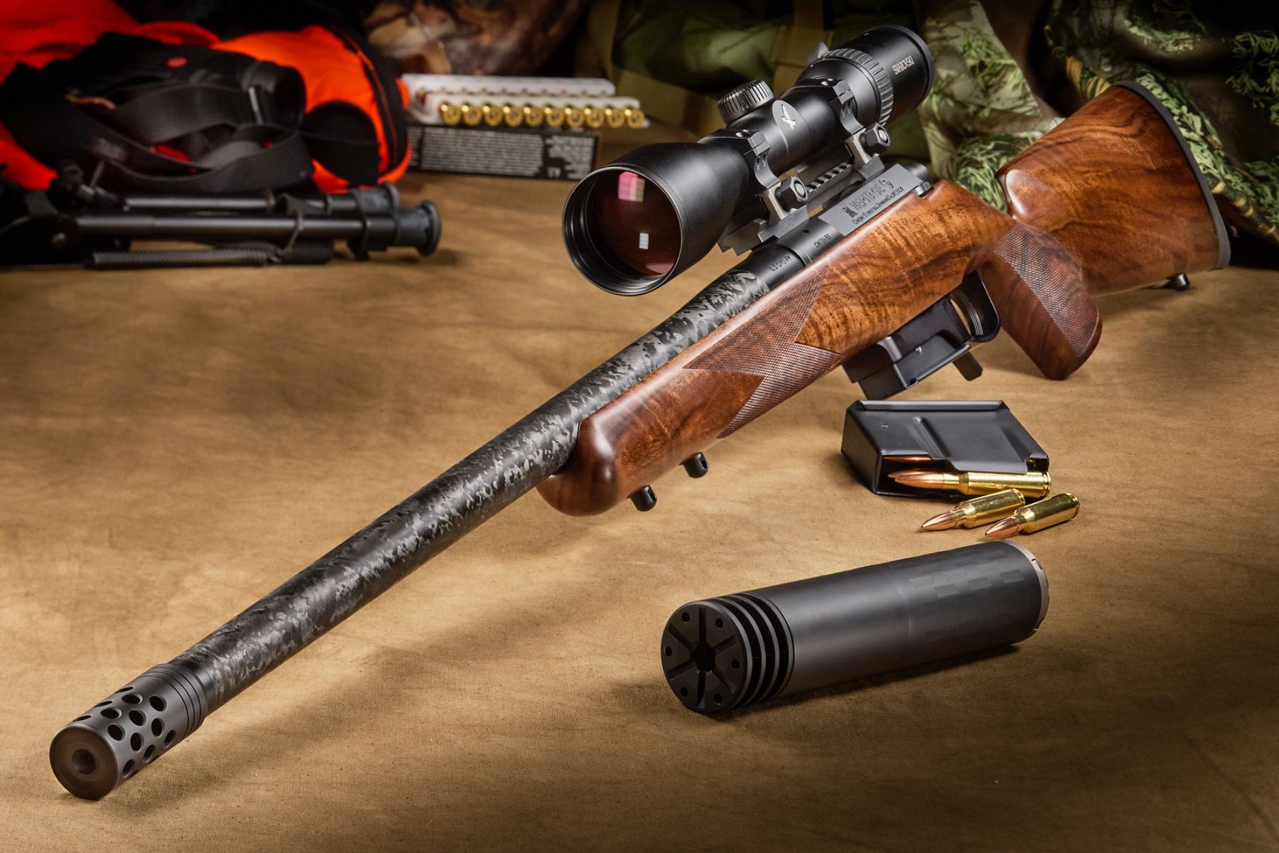 Heritage Walnut - Carbon Fiber Barrel
