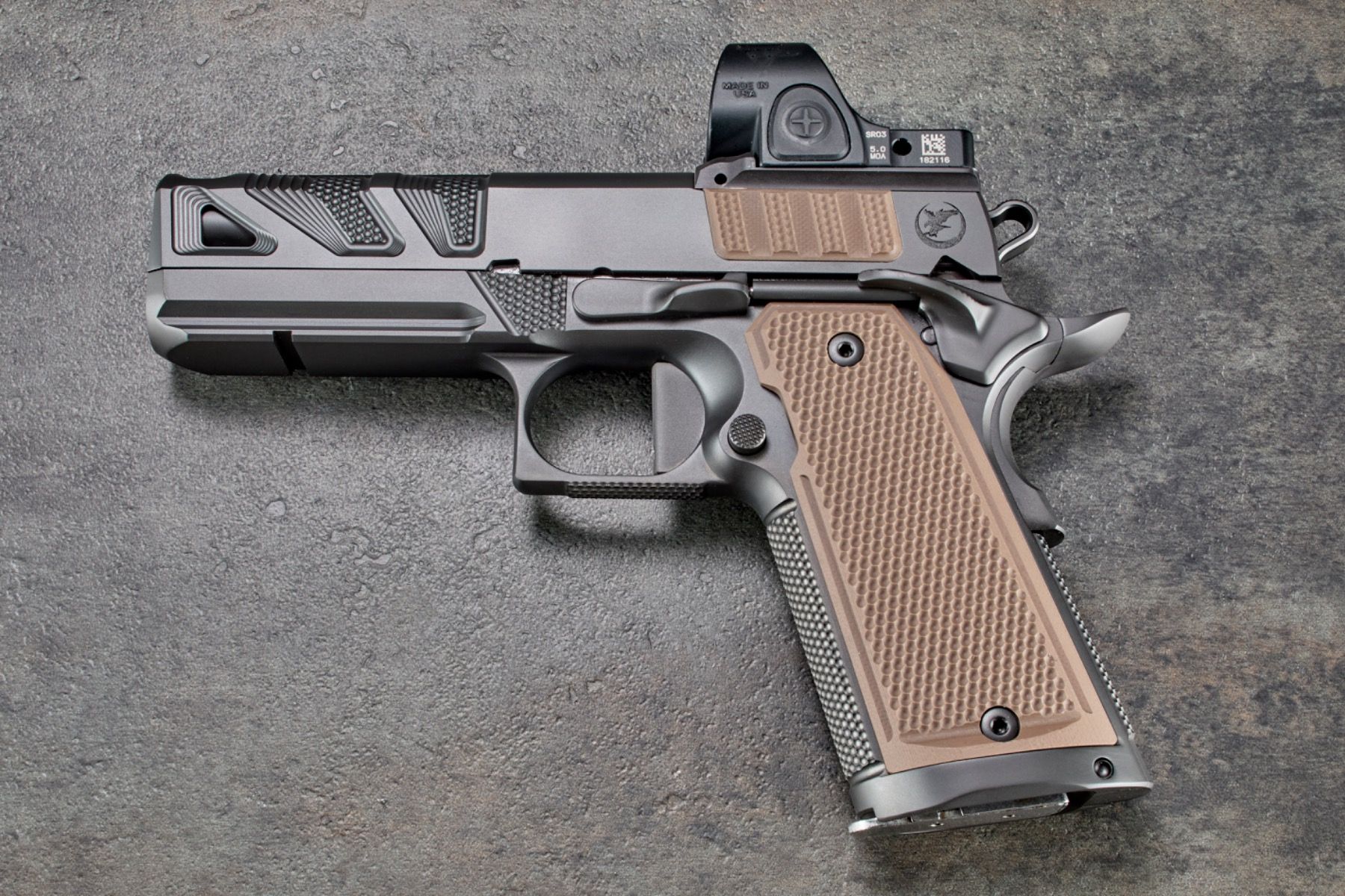 1911 Grips, Railscales Alpha Hawk, TerraCore, G10, Government