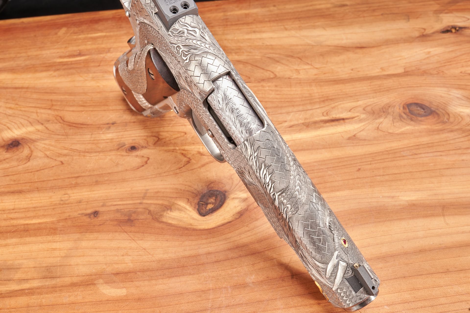 Nighthawk Custom Engraved 1911 - "The Dragons"