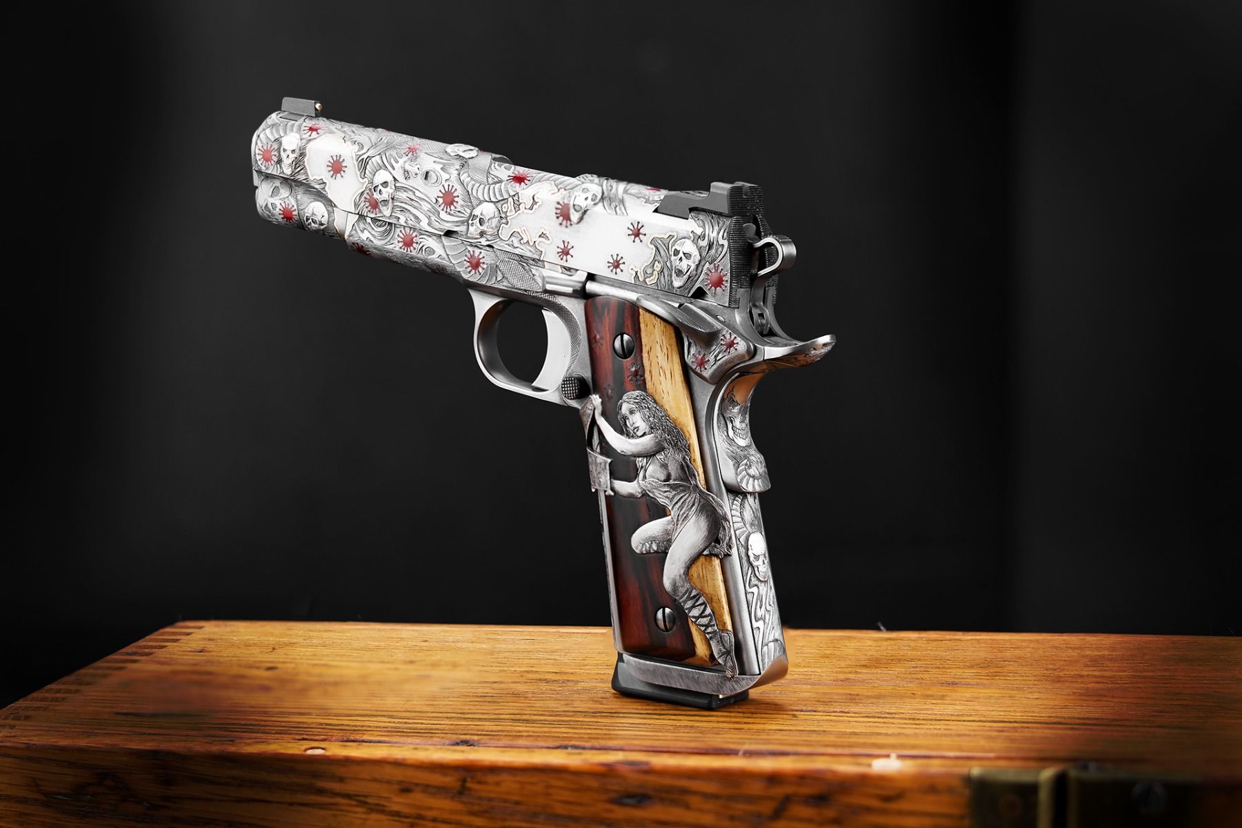 Nighthawk Custom Engraved 1911 - "Pandora's Box"